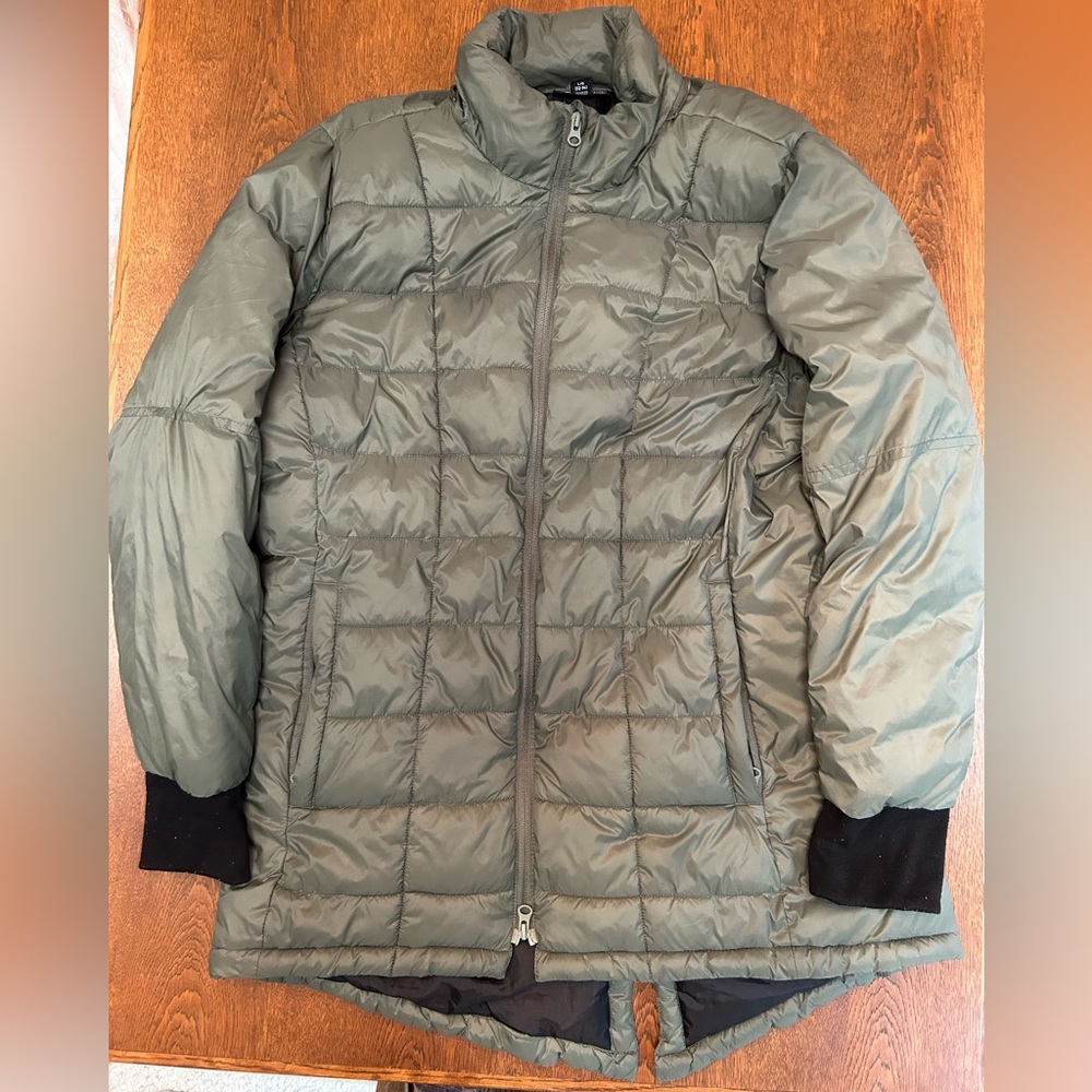 SwissTech Women’s GrassGreen Puffer Jacket, quilted, lightweight, sz lg (12-14).
